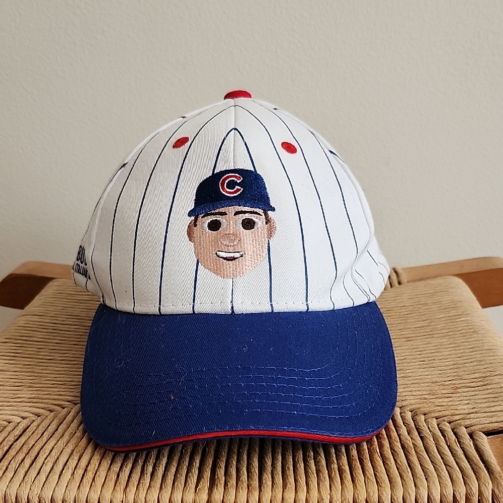 Cubs Baseball Hat White Blue Striped Baseball Cap Buona Original Italian Beef